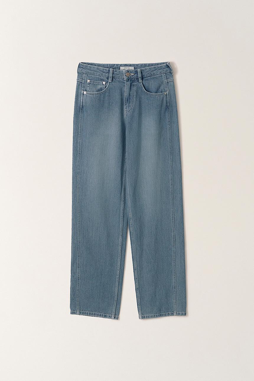 [지나정 PICK]나이보더 워싱 데님팬츠 (Indigo)