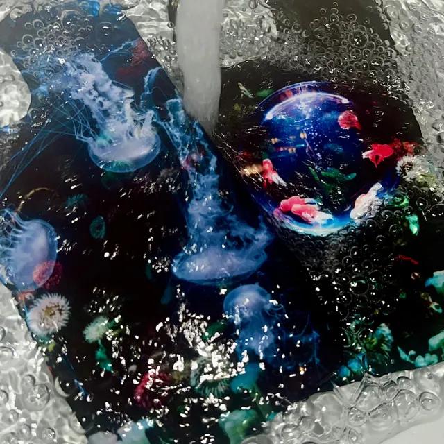 [자체제작케이스] 어항 해파리 하드케이스 Deep in the sea hard case