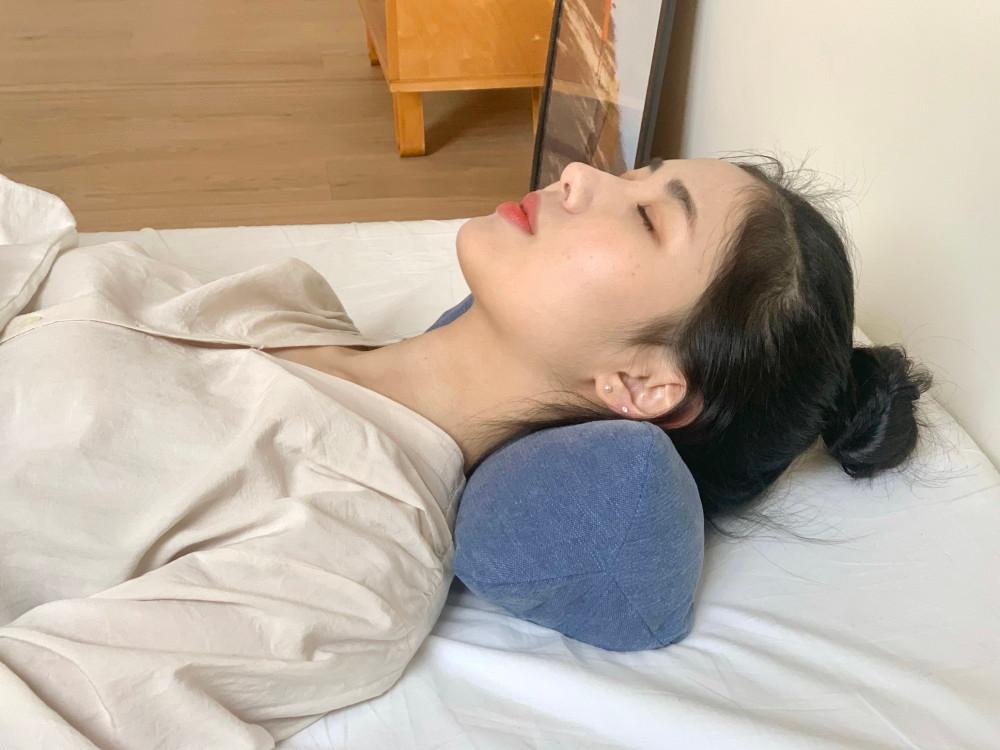아미앙스 메밀 경추목베개 수건 원형 목주름 예방