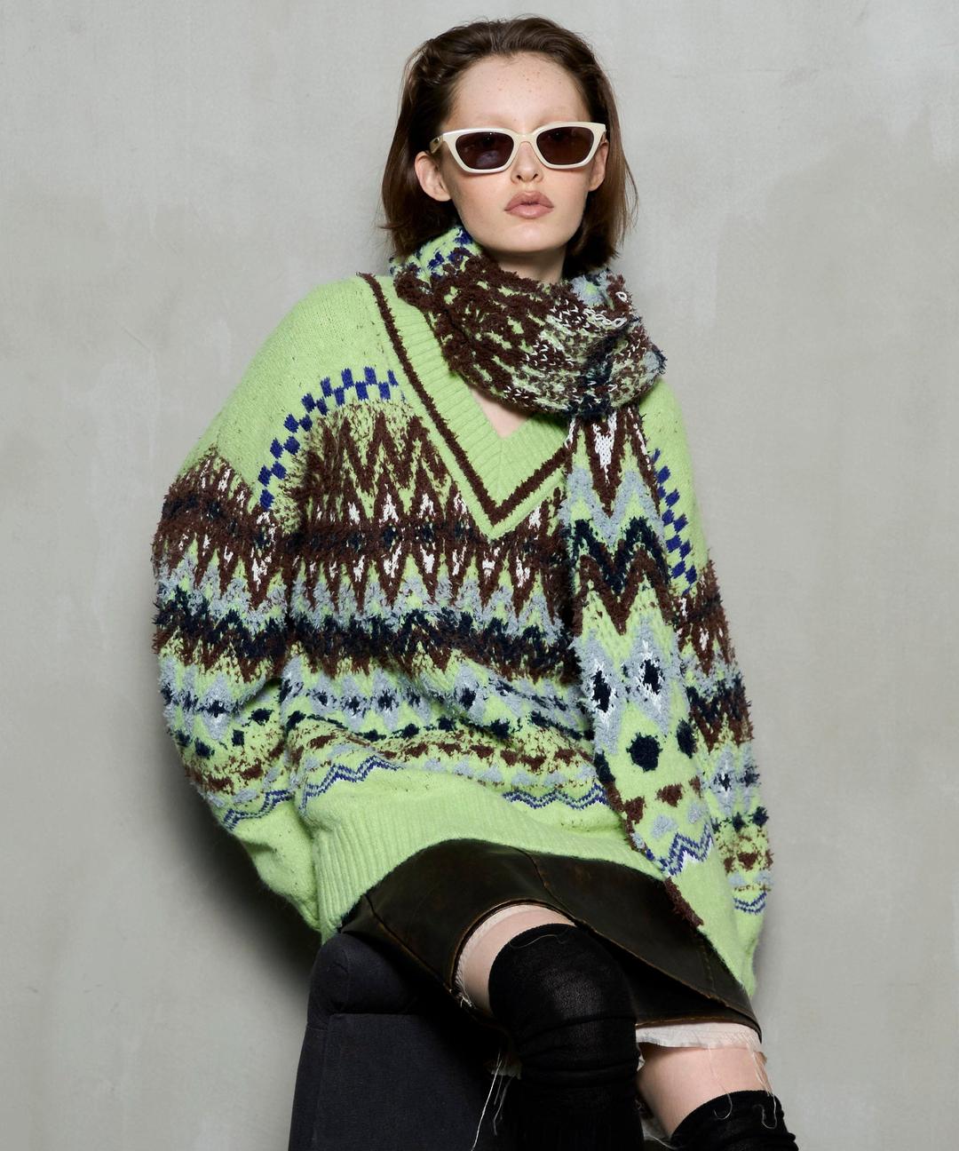 [25winter preoder] Mokemoke Argyle 니트 풀오버