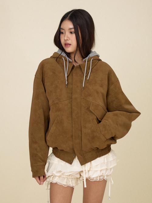 URBAN SUEDE JUMPER (BROWN)
