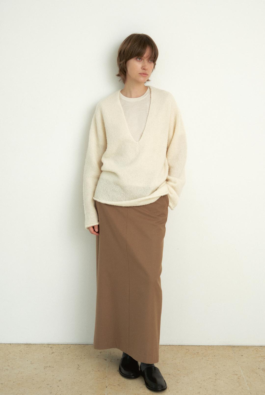 BORIS SKIRT ( CARAMEL )