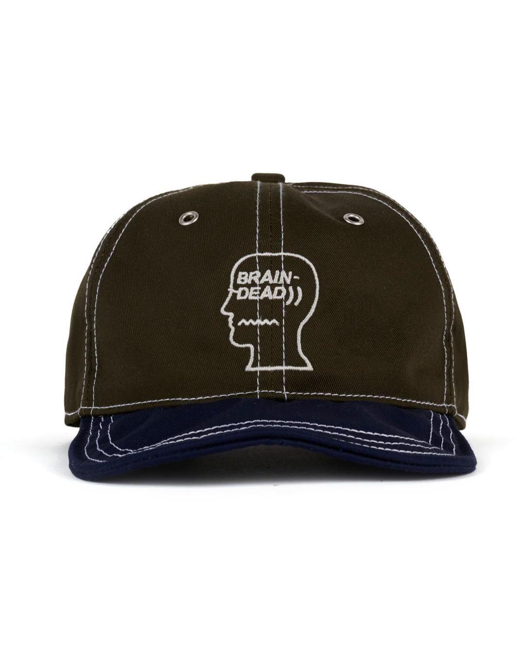 Wire Brim 6 Panel Hat - Forest Green - OS