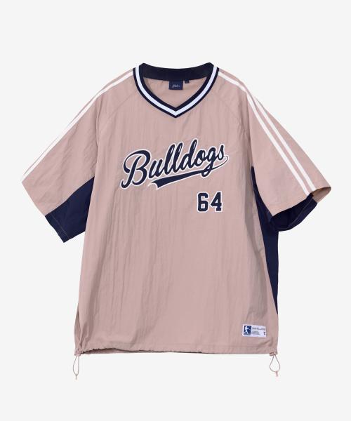 BASEBALL SHORT-SLEEVE NYLON T-SHIRT PINK