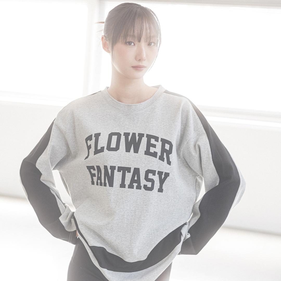 FF COLOR BLOCK RUGBY L/S TEE(GREY)