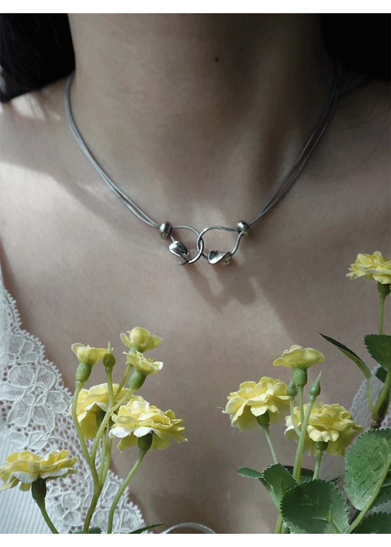 [s.steel] u&me necklace | 너와나 목걸이