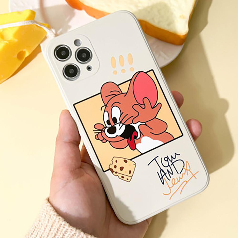 아이폰 커플 케이스 아이폰14 프로 풀커버 톰과제리 액자제리