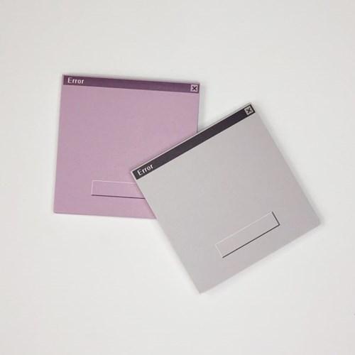 [또은팩토리] 키치 에러창 메모패드