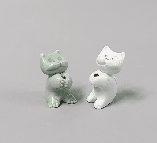 두 손 모은 고양이 향꽂이 인센스홀더