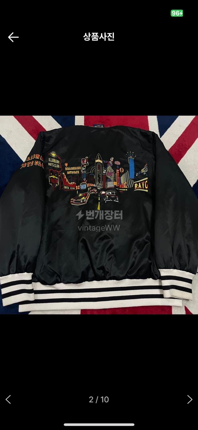 [M]BBC 빌리네어보이즈클럽 나일론 자수자켓/블랙 | 후루츠패밀리