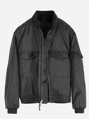 REVERSIBLE G8 FLIGHT JACKET - BLACK
