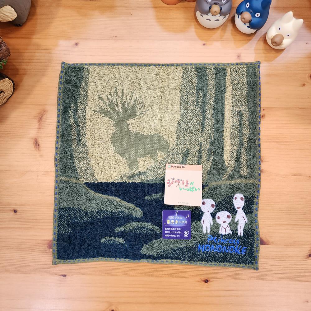 일본 지브리 캐릭터 원령공주 코다마 어린이집 유치원 귀여운 개인 핸드 타월 선물 손수건