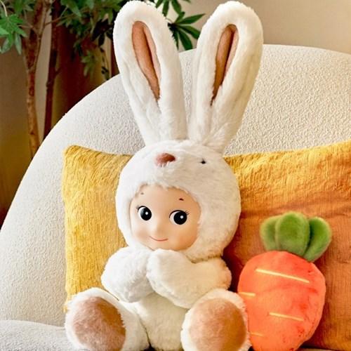 [드림즈코리아 정품 소니엔젤] 플러시 컬렉션 커들리 래빗(화이트)