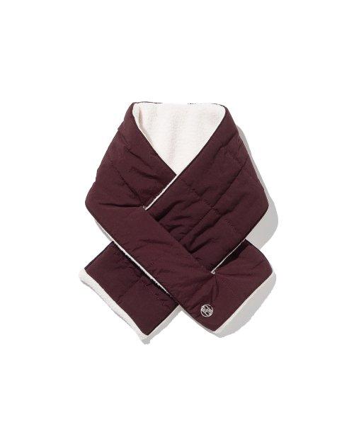 Classic Symbol Quilting Padding Muffler [BURGUNDY]