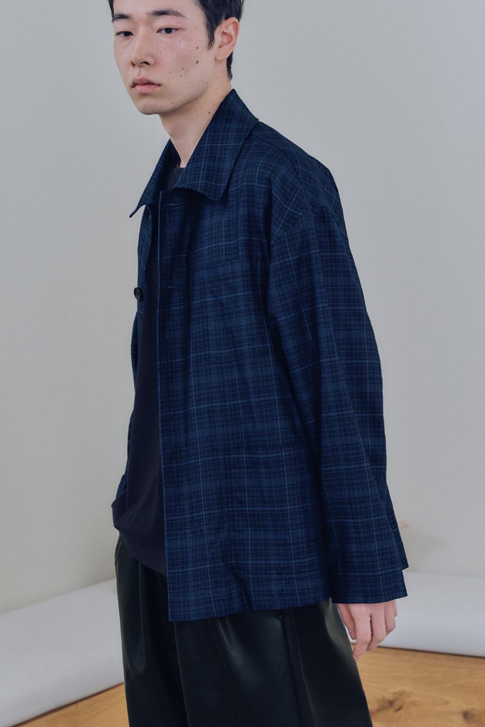 [pre-season] unisex french work jacket navy [2color]