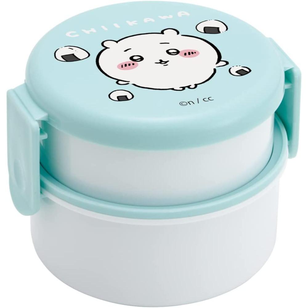 먼작귀 치이카와 2단 원형 도시락 런치박스