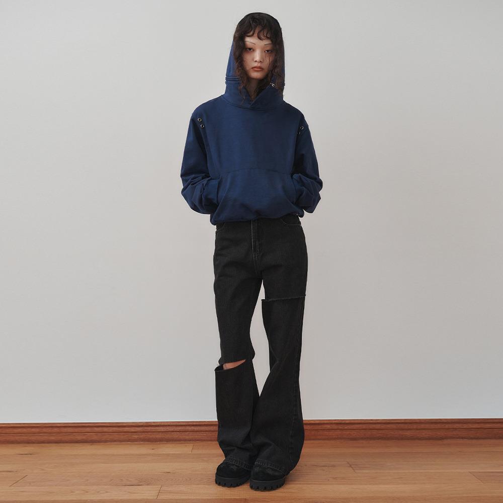 [주말특가][2차]RELAXED BOOT CUT DENIM, BLACK