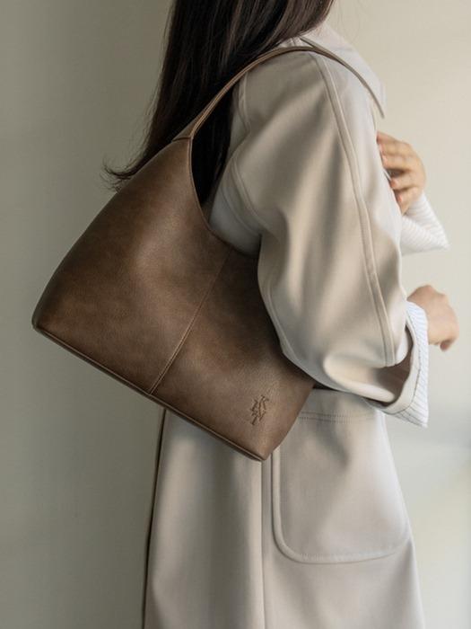 Poje hobo bag_mocha brown
