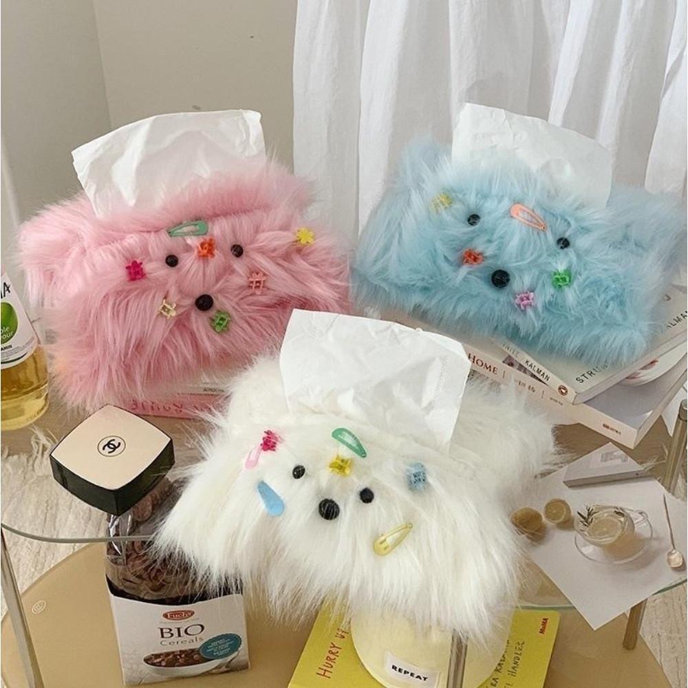 강아지 티슈케이스 삔포함 화장지케이스 뽀삐티슈케이스 휴지케이스