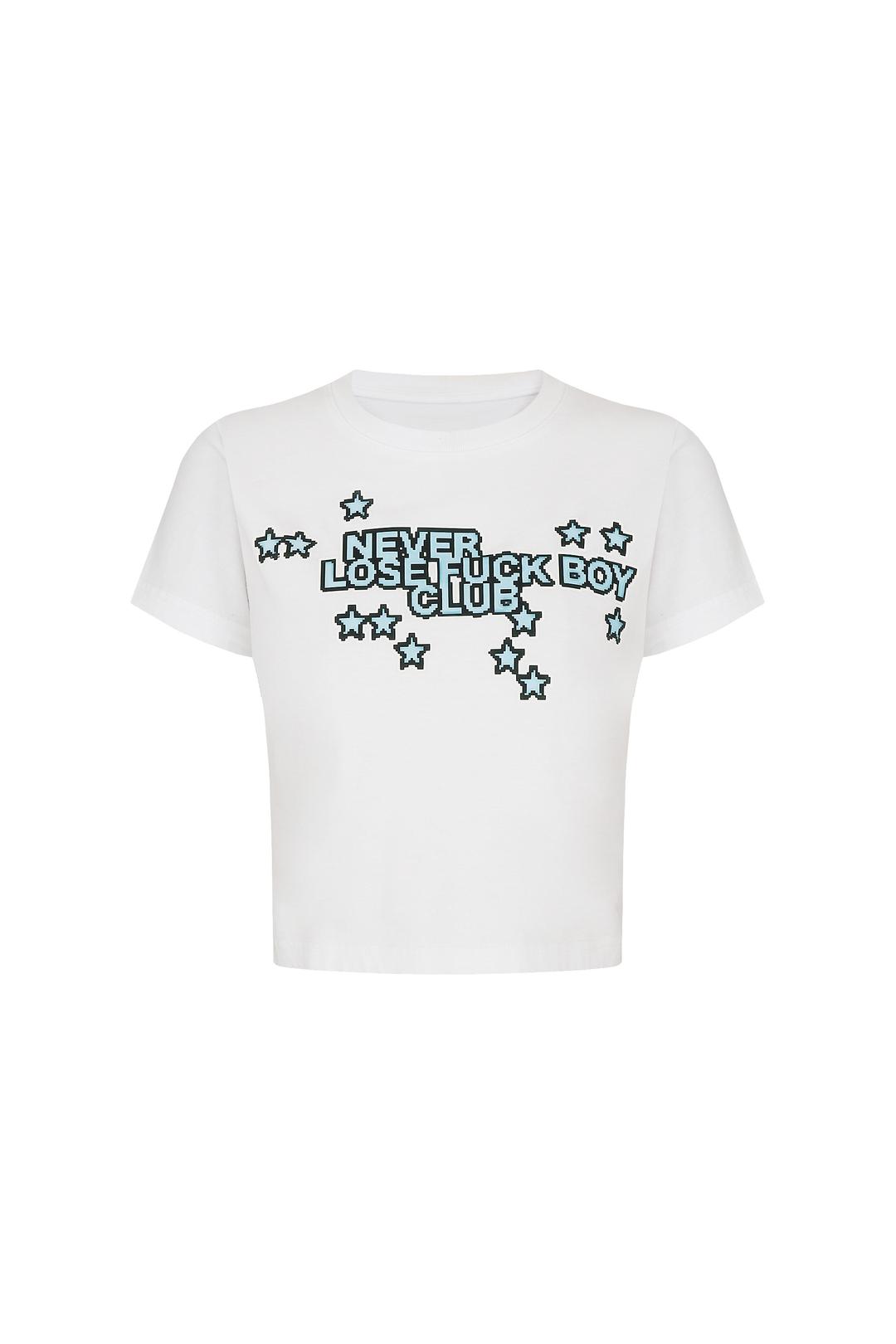 Never Lose Fuck Boy Club Tee Skyblue