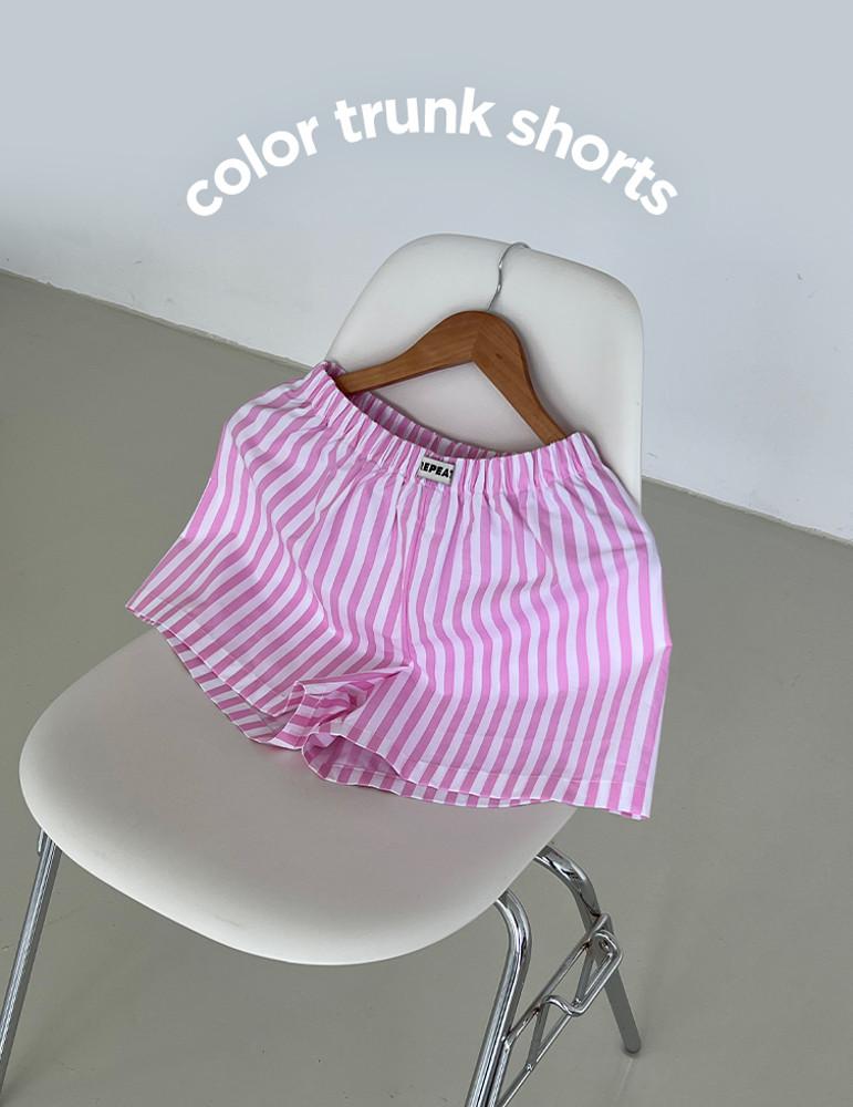 [리핏제작]컬러 트렁크 쇼츠 잠옷 반바지 여름 스윔웨어 9colors