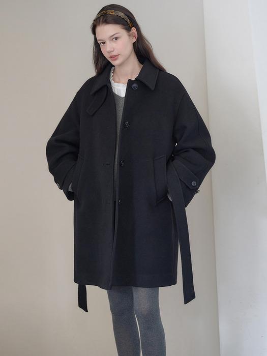 25WN single half coat [BK]