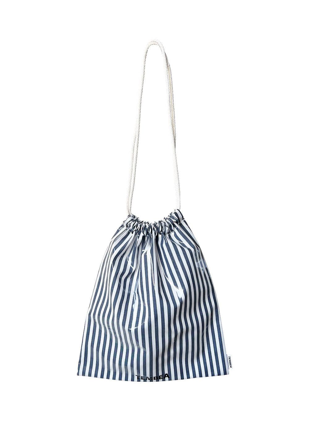 [30% SALE] stripe string medium bag  (dk navy)