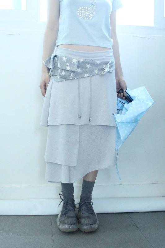 히피디피 ash skirt (2color)