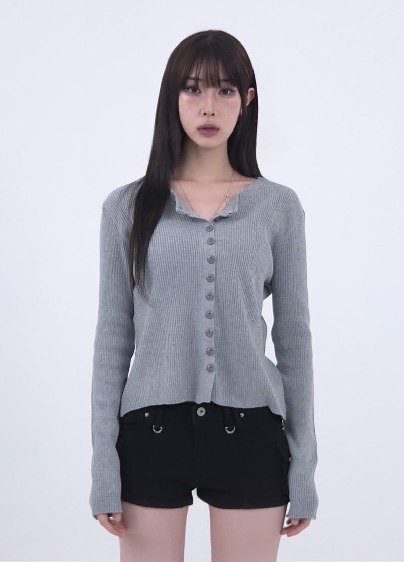 데일리 시티 그레이 가디건