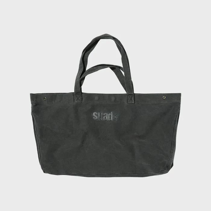 WASHED BIG TOTE BAG [PIGMENT BLACK]