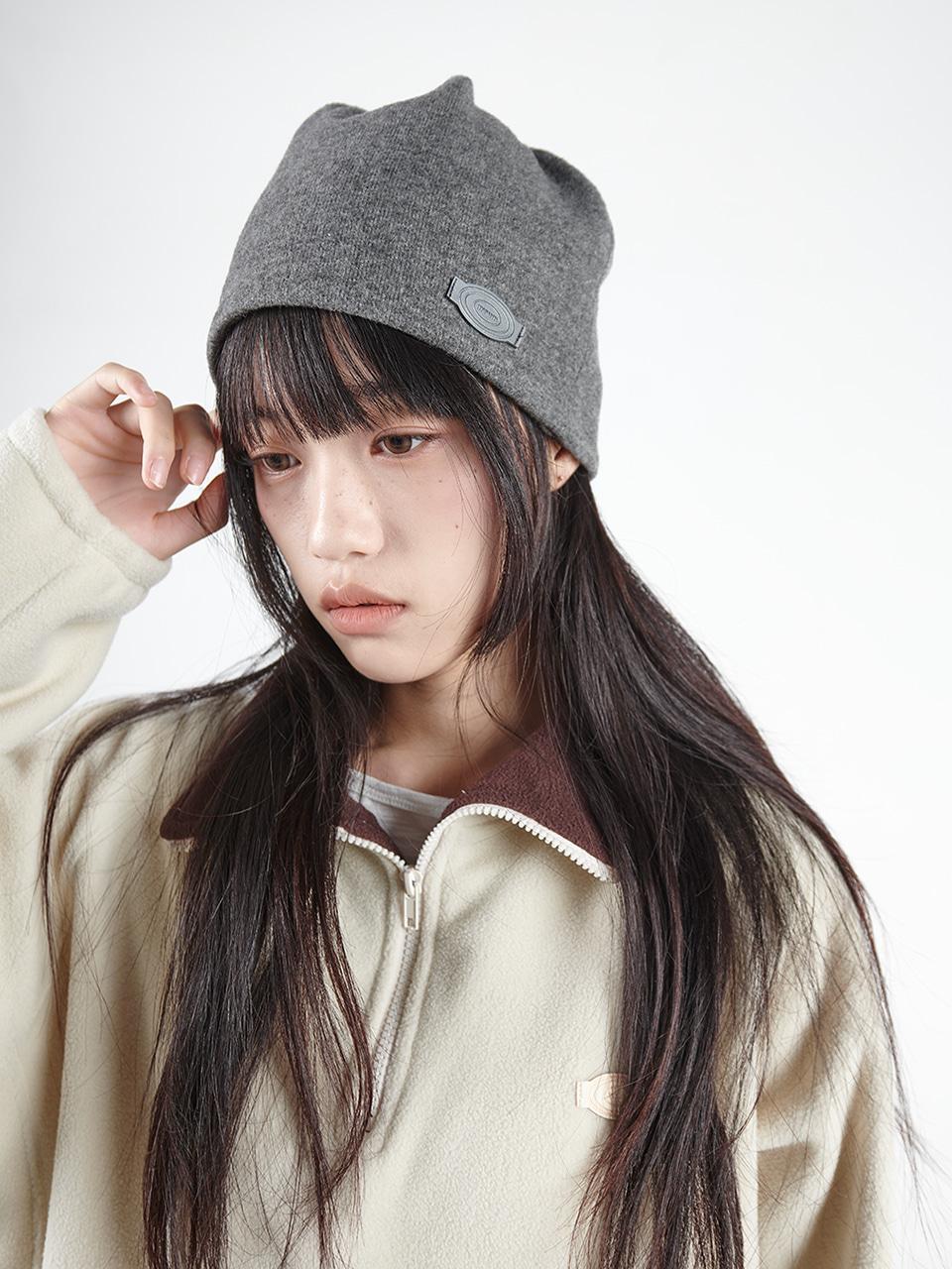 Reversible Flip Beanie (Charcoal)