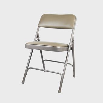 M&B 폴딩체어 premium vinyl cushion_beige