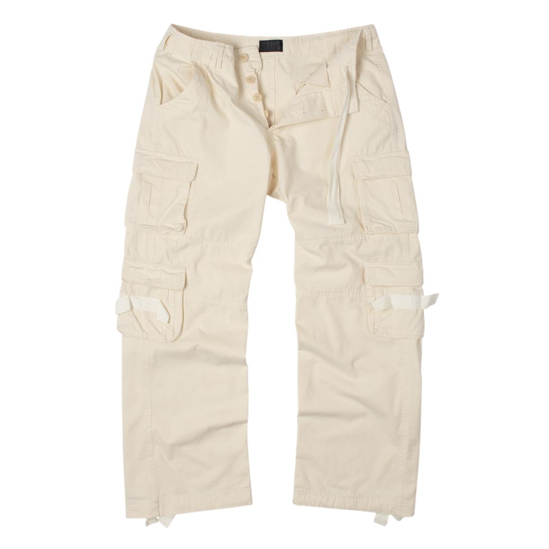 PROJECT 02 IVORY VINTAGE CARGO PANTS