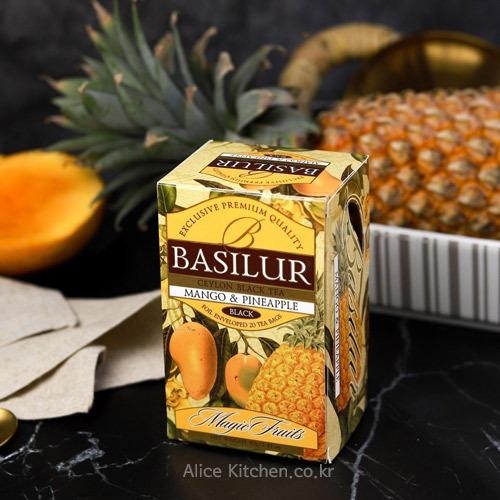 베질루르 망고 & 파인애플 25티백 - ★ 생수냉침, 탄산냉침 강추!!