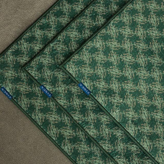 60's 빈티지 그린 사계절 카페트 러그 3sizes
