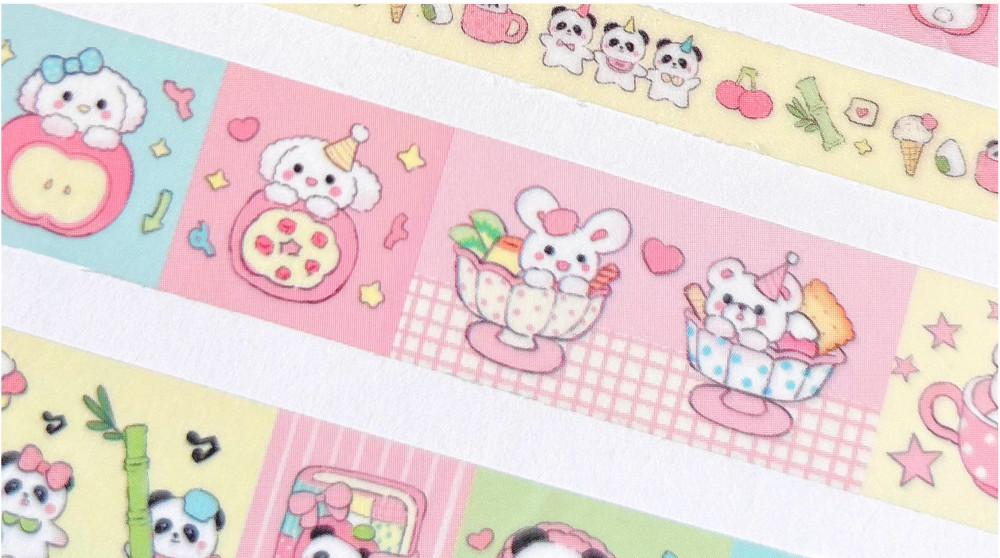 Sanxin studio sweet patchwork 15mm 마스킹테이프