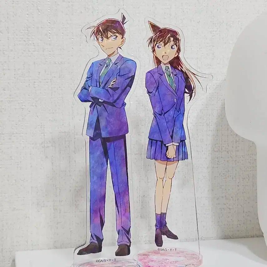 명탐정코난 신이치 란 2개 일괄 신란 아크릴스탠드 페일톤 플라워