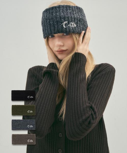 Signature Logo Knit Hair Band_CTA929(4color)