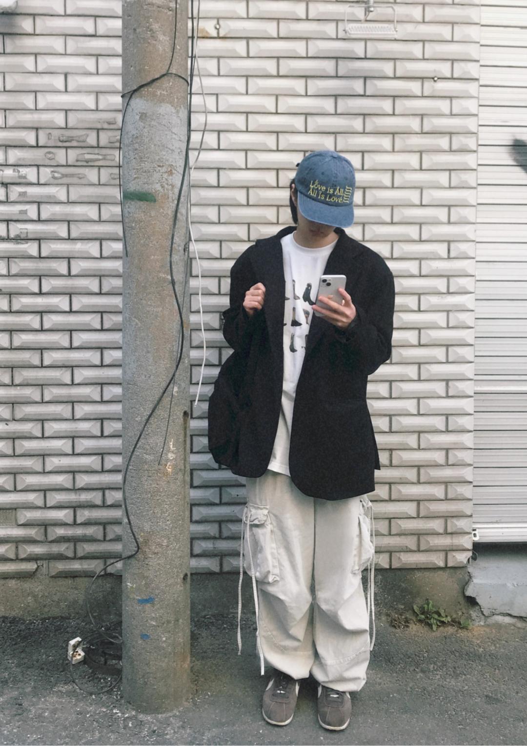 OVER DADDY BLAZER JK (BLACK / GRAY)