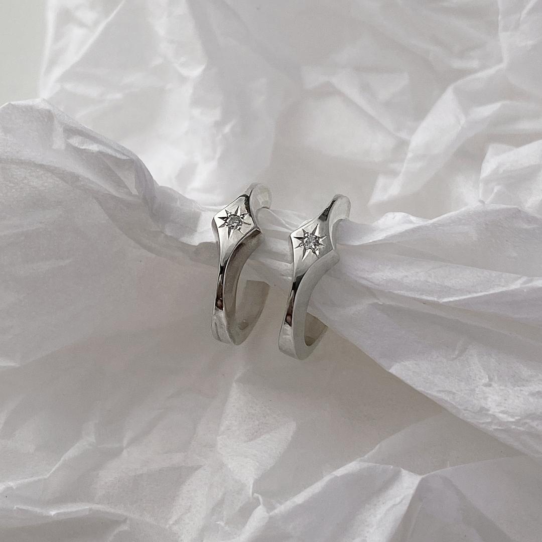 Pieces of stars earrings