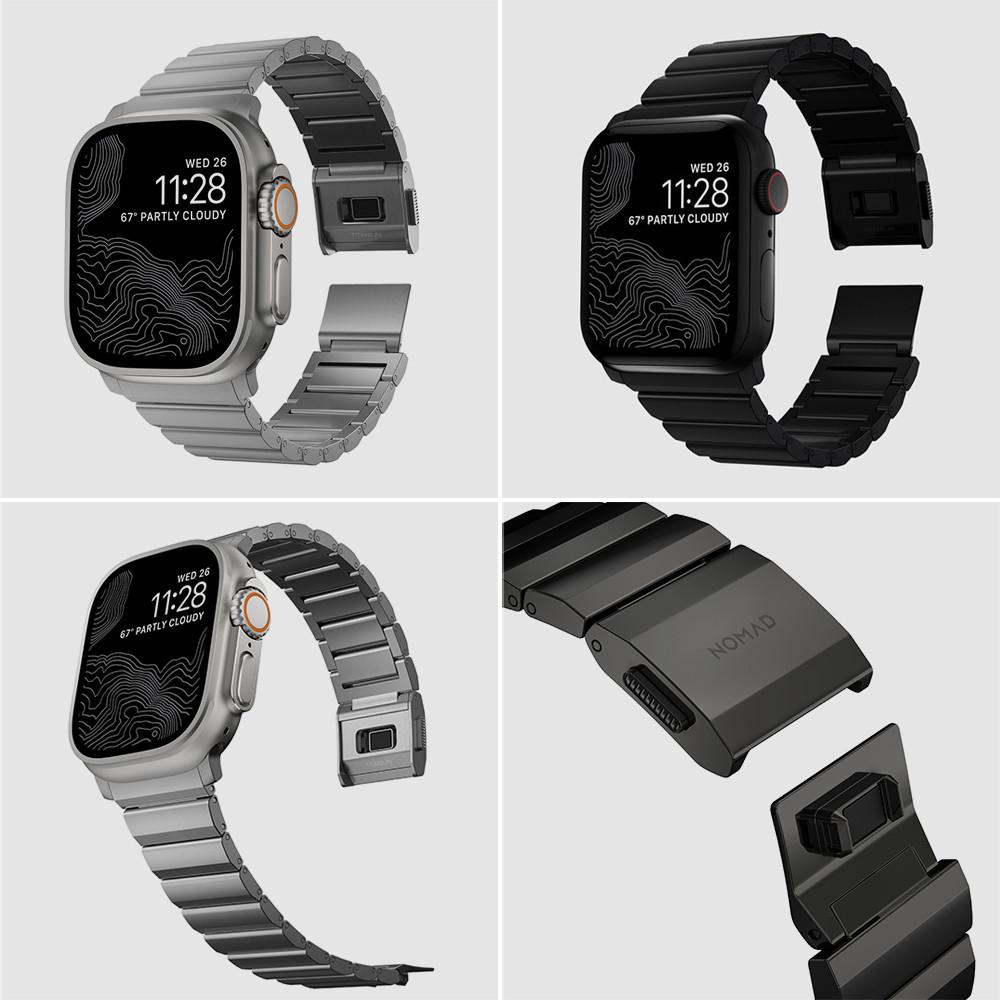 노마드 애플워치 티타늄 스트랩 40 41 44 45 49 mm 울트라 메탈 밴드