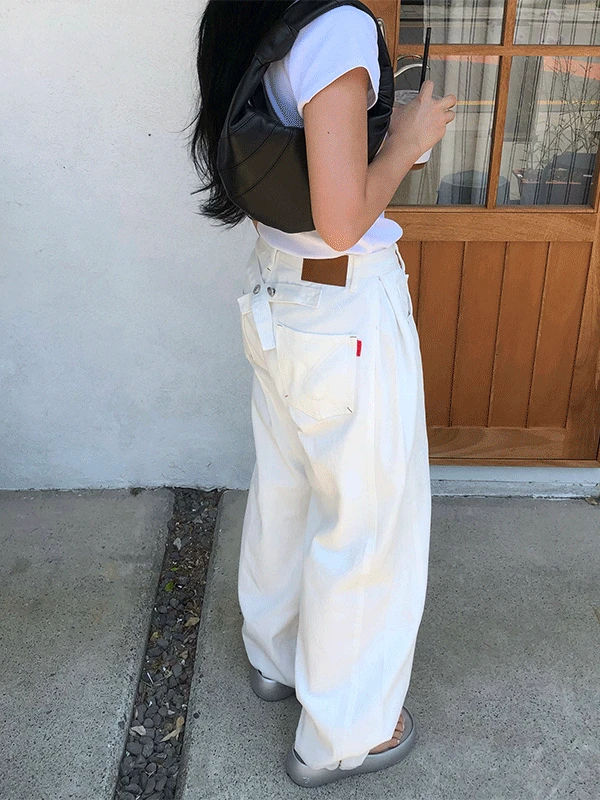 clover cotton pants (2color)