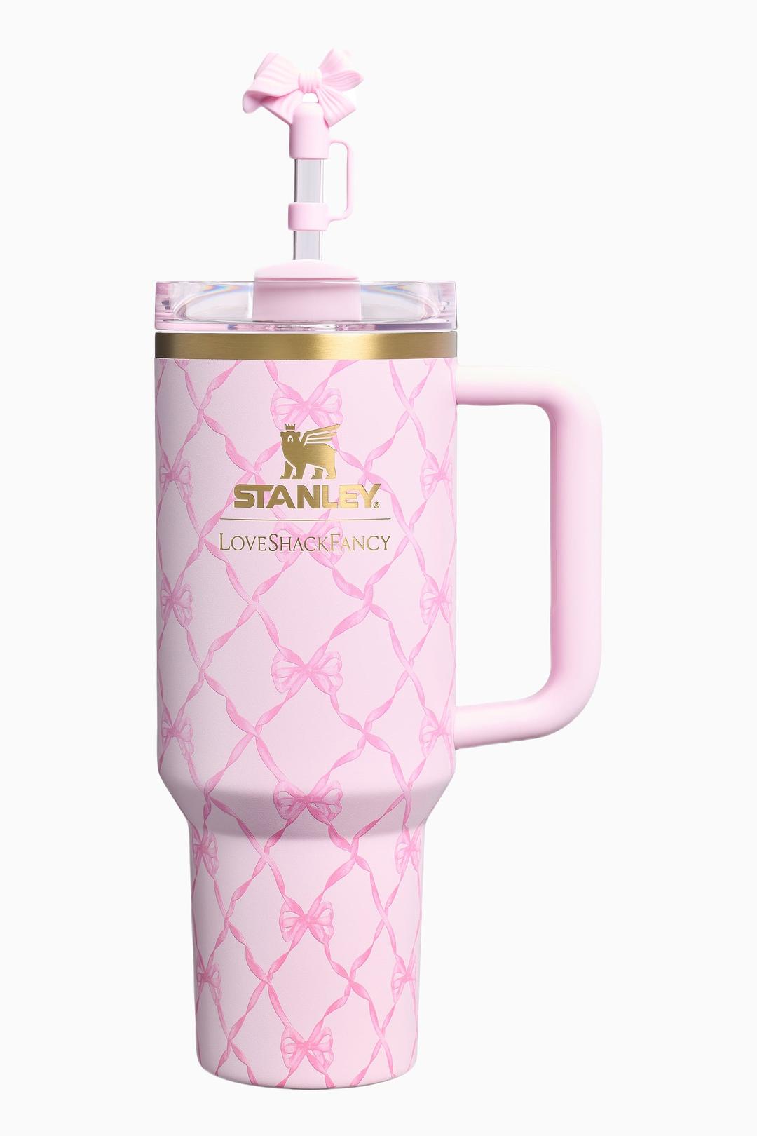 Stanley 1913 The Quencher H2.0 Flowstate Tumbler | 40 OZ in Baby Bow - BABY BOW (PEPPERMINT PINK) / 40 OZ
