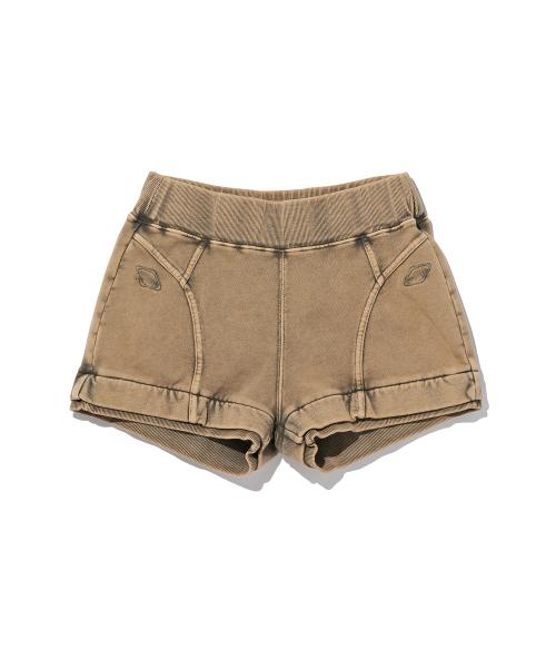 미스치프(MISCHIEF)  MICRO WASHED SHORT_BLEACHED MUD - 사이즈 & 후기 | 무신사