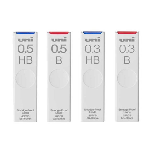 유니 미쓰비시 샤프심 HB B 0.5mm 0.3mm