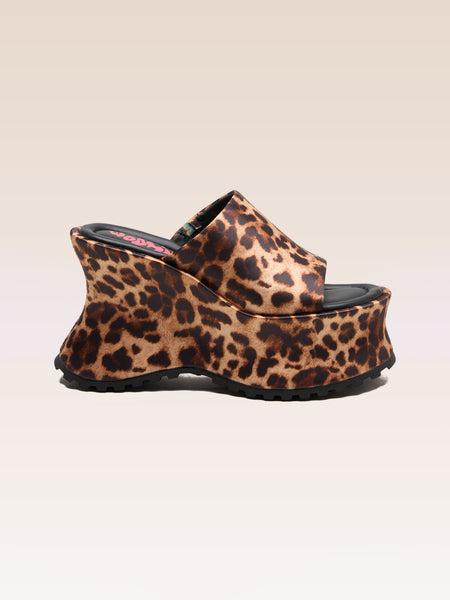 콜레트 레오파드 새틴