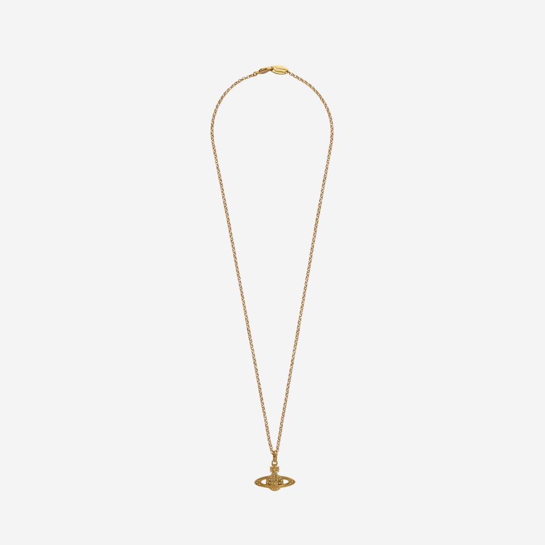 Vivienne Westwood Mini Bas Relief Pendant Gold