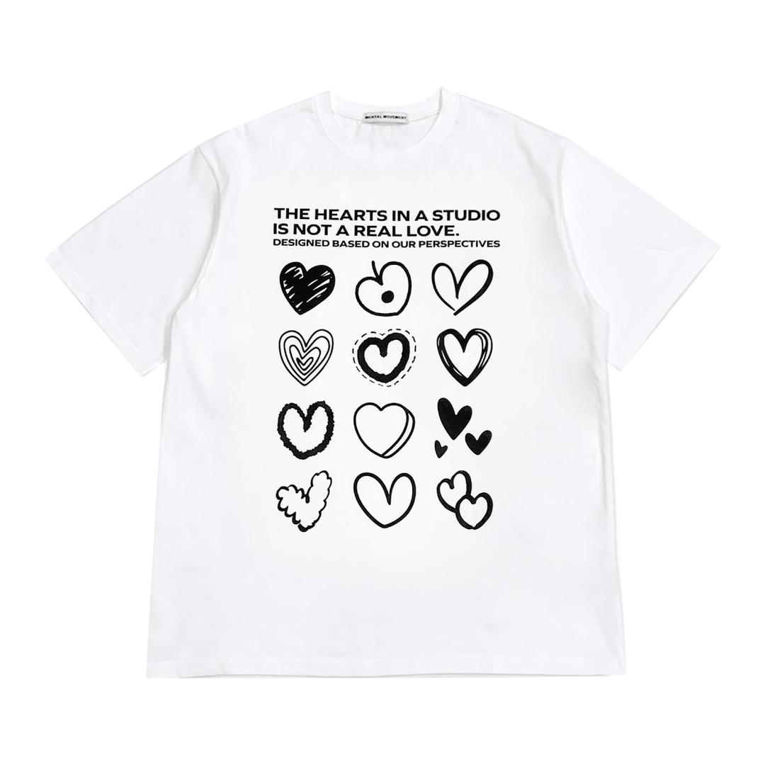 STUDIO HEARTS SKETCH T-SHIRT