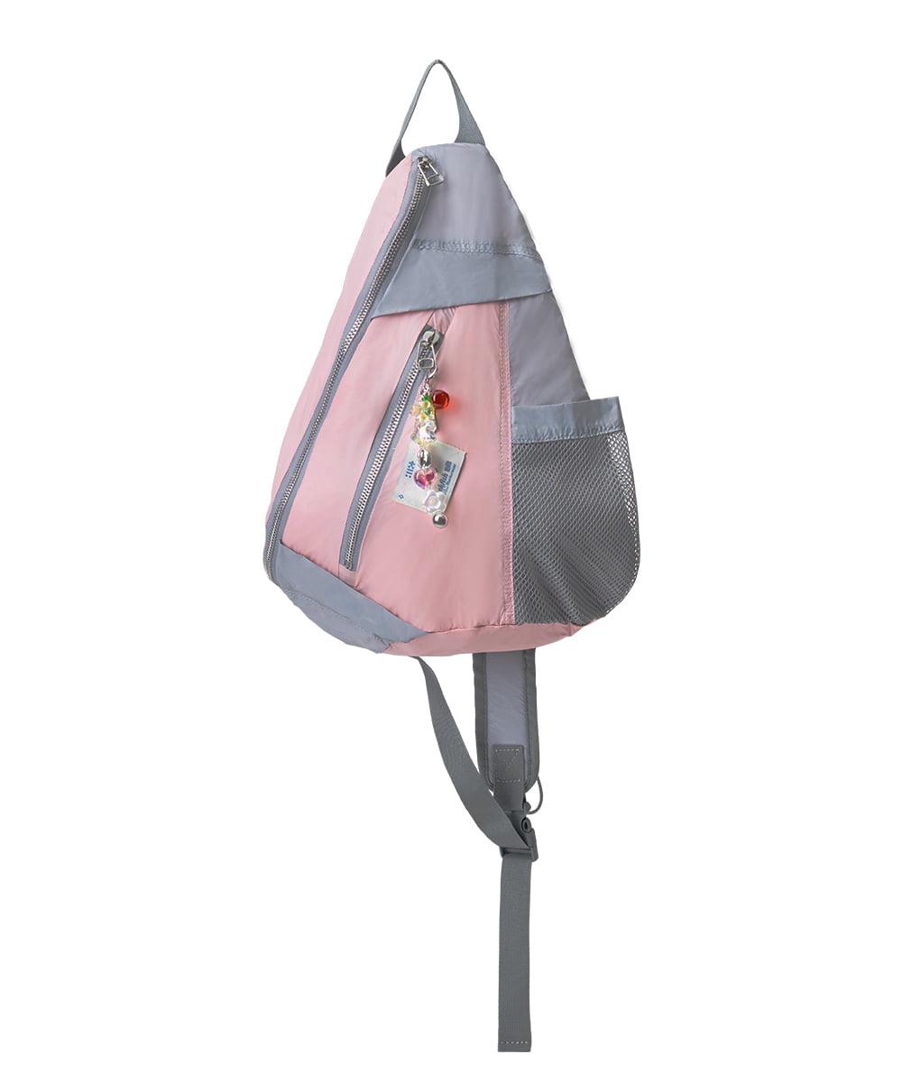 [× ILLIT] SLING BAG - PINK GREY