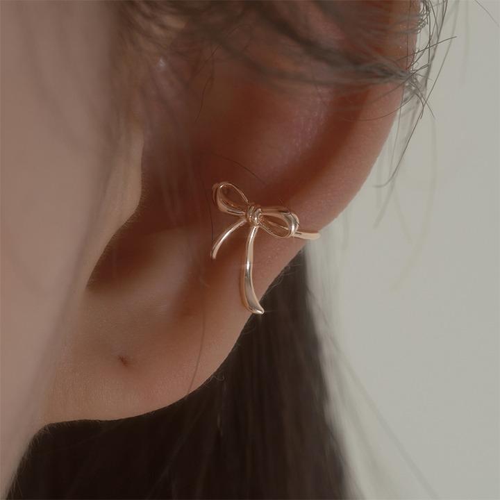 14kGP 미블 리본 이어커프